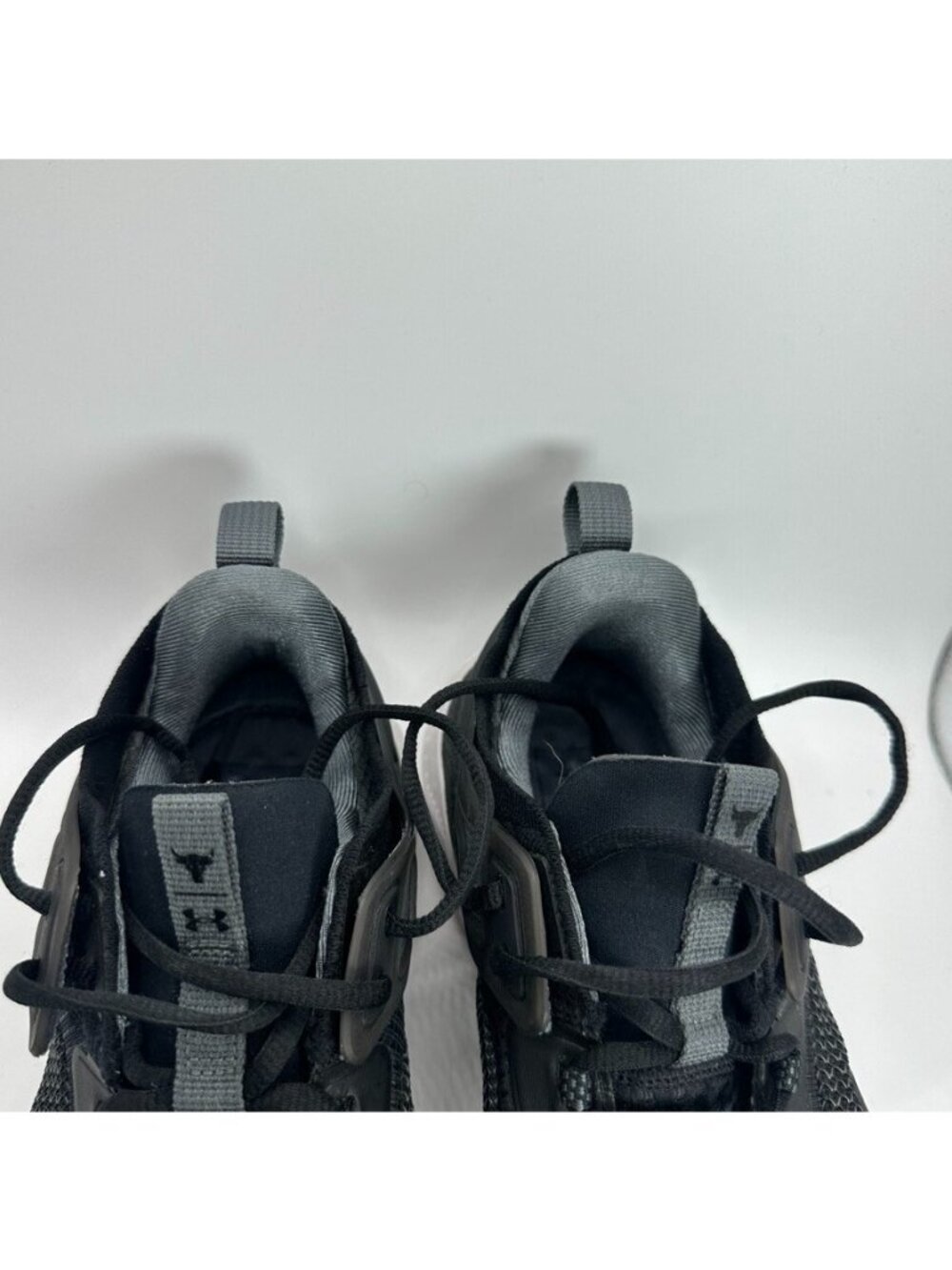 Under Armour Project Rock 5 Shoes Womens Size 10 Black Running Gym Cushuined - Picture 5 of 11